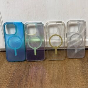 Zagg iPhone 16 Pro lot of Gradient and Clear Phone Case Set
